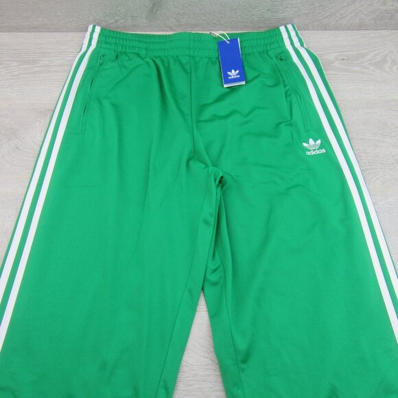 Adidas Originals Firebird Track Pants Mens Size Small Green Trefoil NEW - Picture 4 of 11